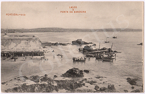 Postal antigo de Lagos
