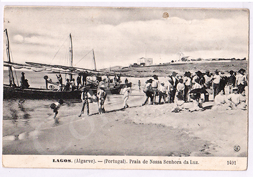 Postal antigo de Lagos