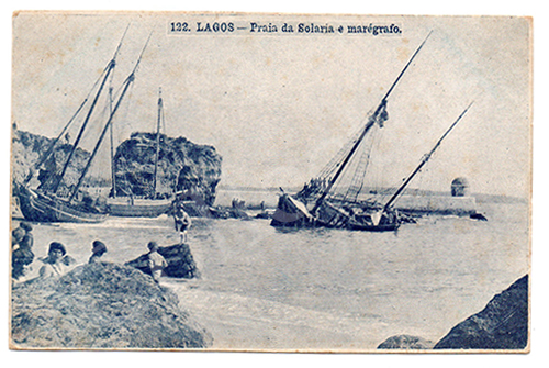 Postal antigo de Lagos