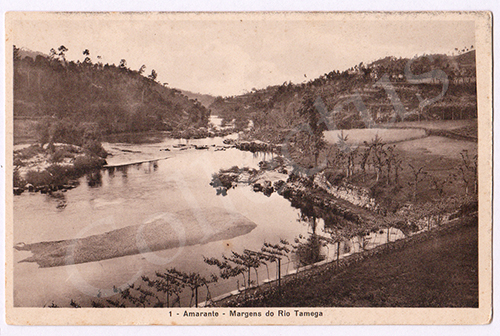 Postal antigo de Amarante