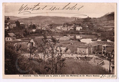 Postal antigo de Amarante