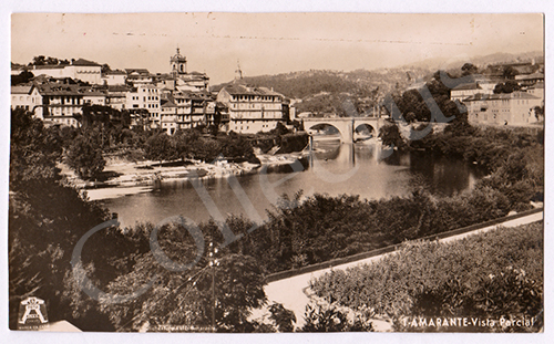 Postal antigo de Amarante