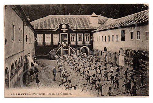 Postal antigo de Amarante