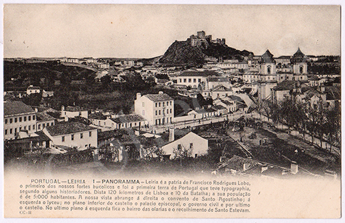 Postal antigo de Leiria
