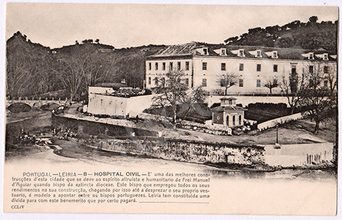 Postal antigo de Leiria