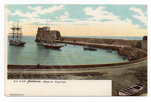 Postal antigo de Madeira