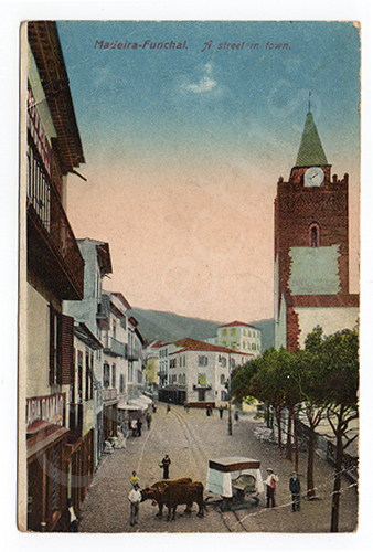 Postal antigo de Madeira