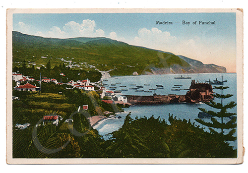 Postal antigo de Madeira