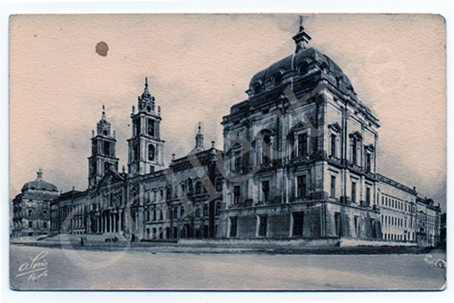 Postal antigo de Mafra