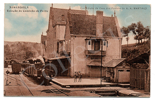 Postal antigo de Mirandela
