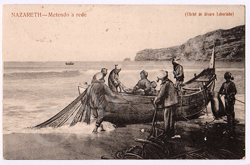 Postal antigo da Nazaré