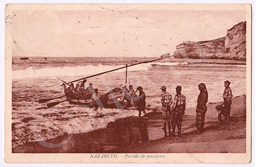 Postal antigo da Nazaré