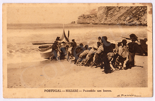Postal antigo da Nazaré