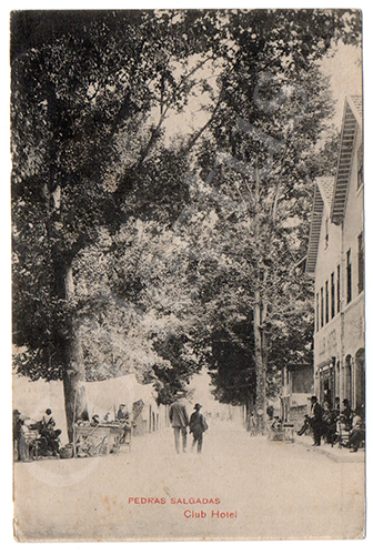 Postal antigo de Pedras Salgadas