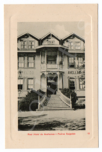 Postal antigo de Pedras Salgadas