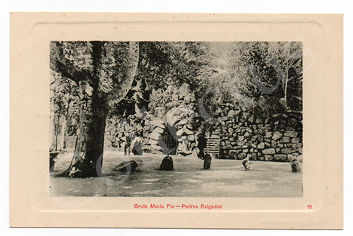 Postal antigo de Pedras Salgadas