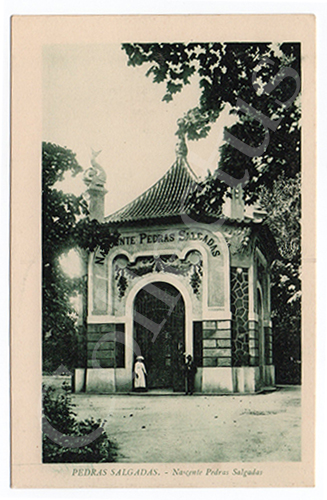 Postal antigo de Pedras Salgadas