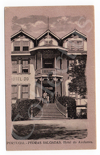 Postal antigo de Pedras Salgadas