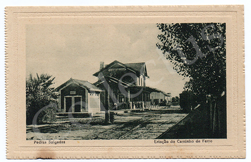 Postal antigo de Pedras Salgadas