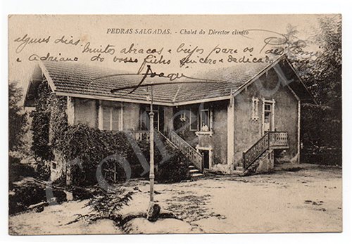 Postal antigo de Pedras Salgadas