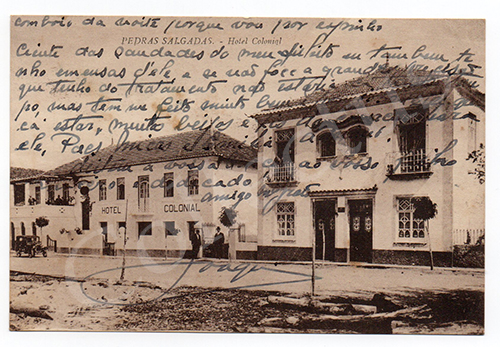 Postal antigo de Pedras Salgadas