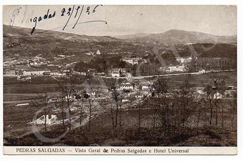 Postal antigo de Pedras Salgadas