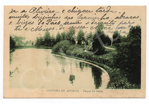 Postal antigo de Oliveira de Azeméis