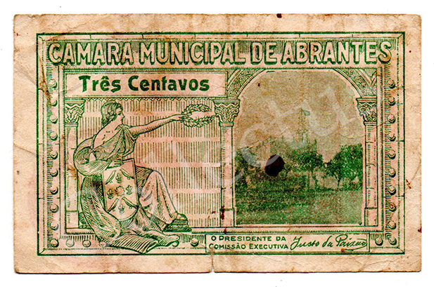 Cédula antiga de Abrantes