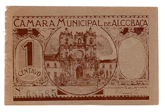 Cédula antiga de Alcobaça