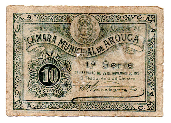 Cédula antiga de Arouca