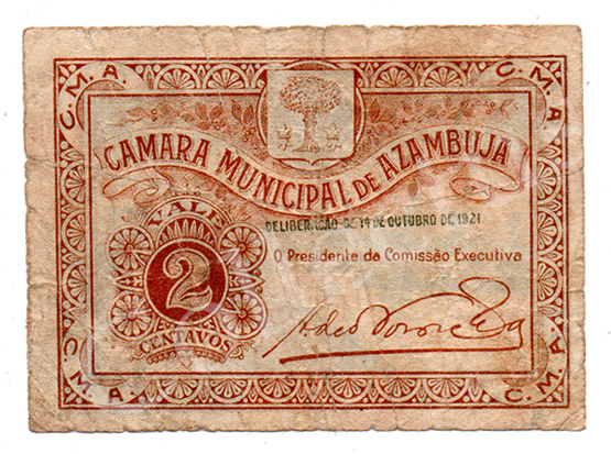 Cédula antigas de Azambuja