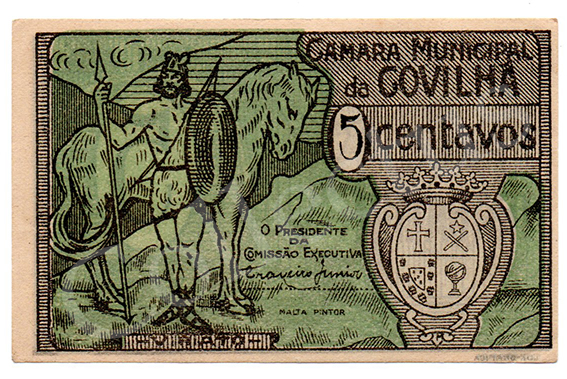 Cédula antiga da Covilhã