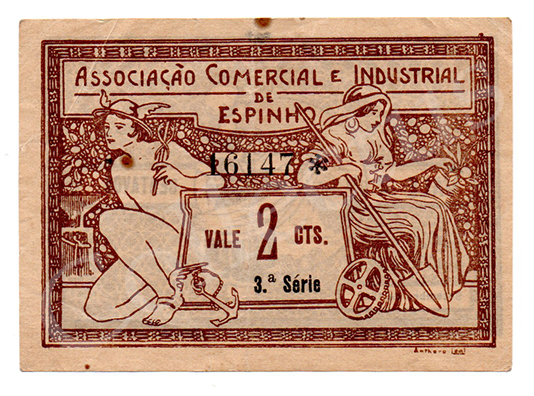 Cédula antiga de Espinho