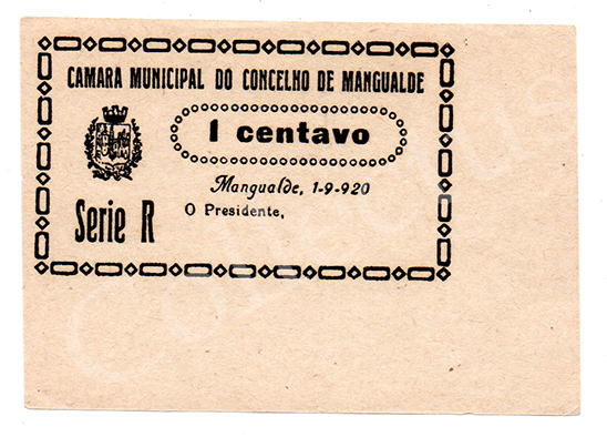 Cédula antiga de Mangualde