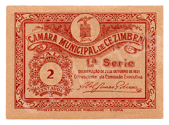 Cédula antiga de Sesimbra