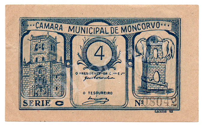 Cédula antiga de Moncorvo