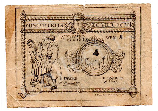 Cédula antiga de Vila Real