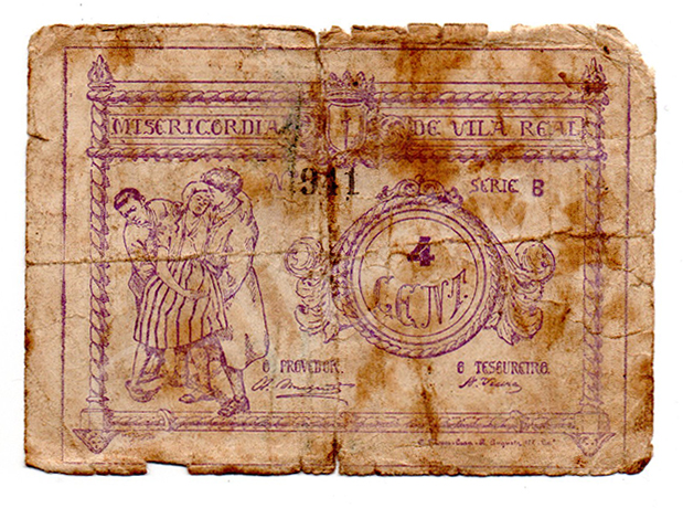 Cédula antiga de Vila Real