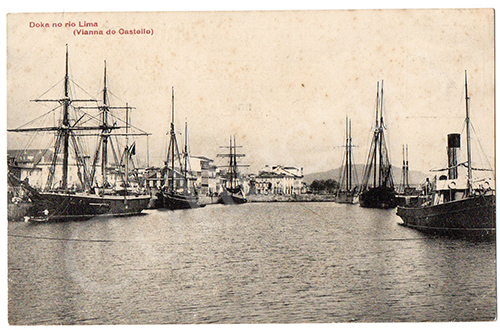 Postal antigo de Viana do Castelo