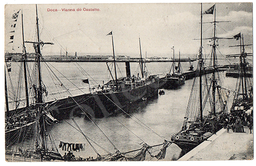 Postal antigo de Viana do Castelo