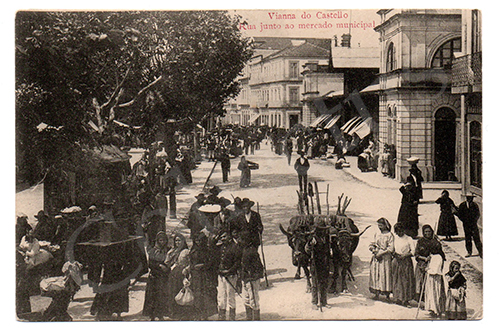 Postal antigo de Viana do Castelo