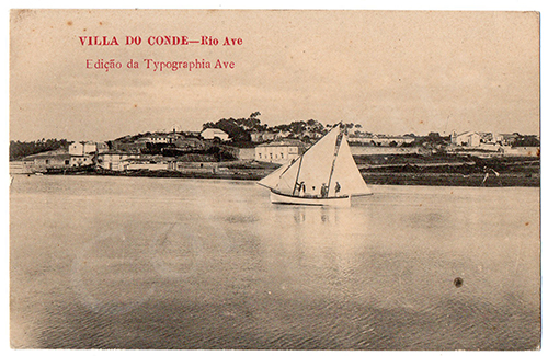 Postal antigo de Vila do Conde