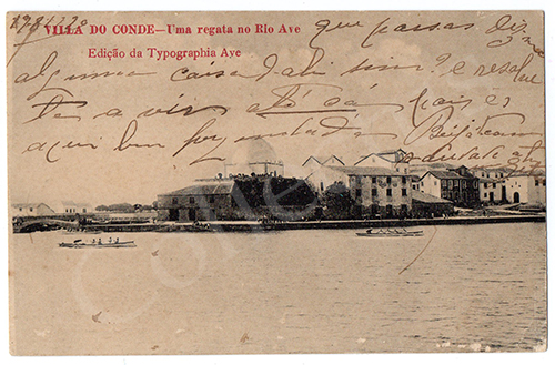 Postal antigo de Vila do Conde