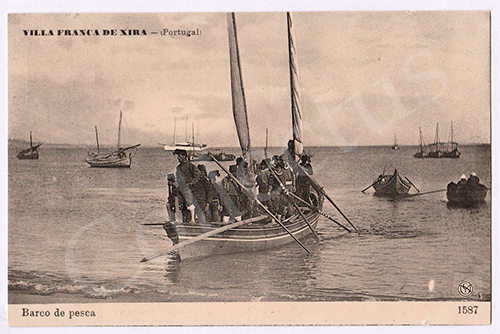 Postal antigo de Vila Franca de Xira