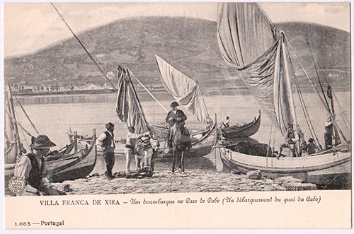 Postal antigo de Vila Franca de Xira
