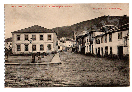 Postal antigo de Vila Pouca de Aguiar
