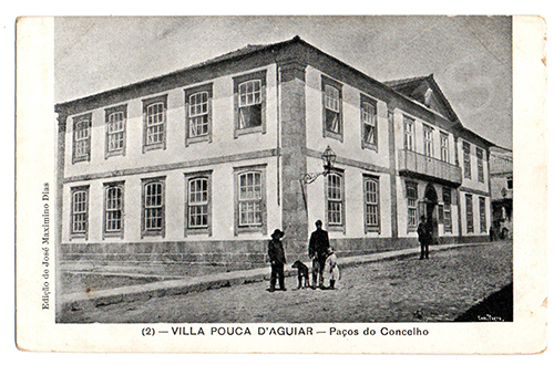 Postal antigo de Vila Pouca de Aguiar