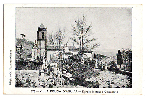 Postal antigo de Vila Pouca de Aguiar
