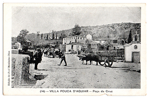 Postal antigo de Vila Pouca de Aguiar