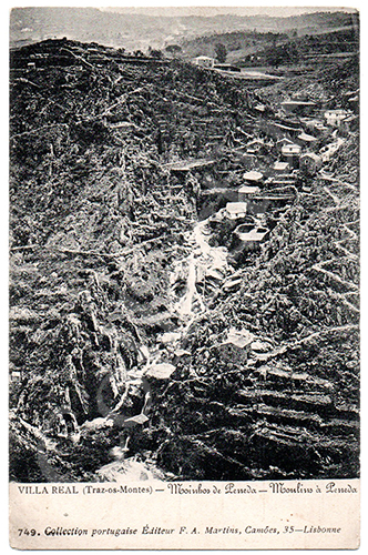 Postal antigo de Vila Real